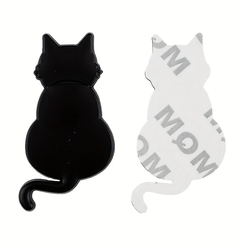 Suitable for Car Tail Side Modification Cartoon Cute Shaped Car Emblem Stickers, Universal High-Quality Metal Material Pet Cat Car Decoration Stickers