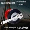 Solar-Powered Magnetic Warning Light for Construction Vehicles