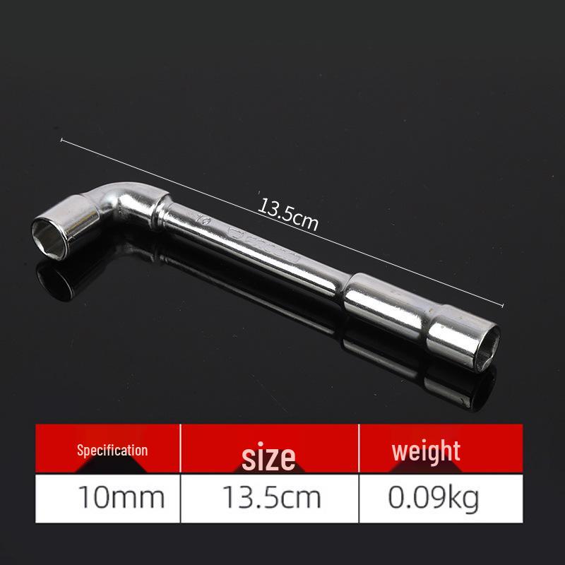 Perforated L-Shaped Hex Deep Socket Wrench for Auto Repair