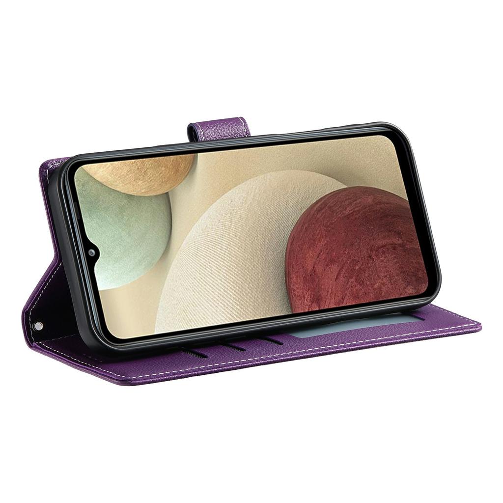 For Sony Xperia 1 VII Stand Case Litchi Texture Leather Wallet Phone Cover Magnetic Snap