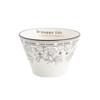 Elegant Ceramic Tableware Set: Thickened Bowls & Plates with Gift Box