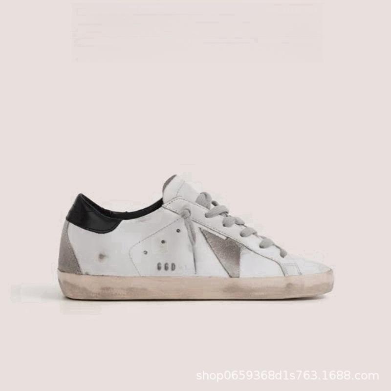 Chaussures décontractées pour hommes et femmes étoiles petites chaussures sales nouvelles polyvalentes chaussures de skate chaussures sales cuir de vachette chaussures blanches