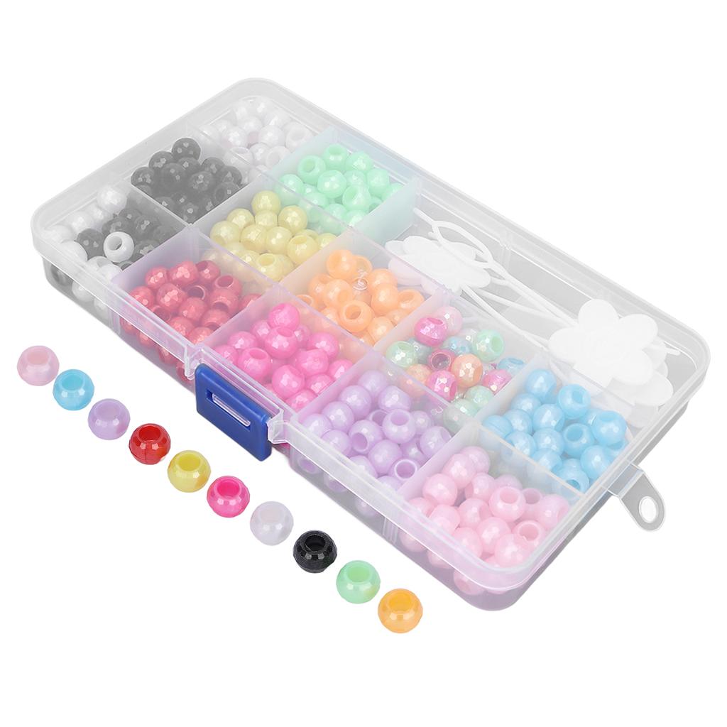 365 stücke Haar Dreadlocks Bunte Haar Flechten Perlen DIY Haar Bart Dekoration Zubehör