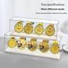 1 Set Porta Medaglie d'Oro Rettangolare in Plastica Scatola Porta Medaglie Maratona da Tavolo Impilabile Organizer per Monete Souvenir