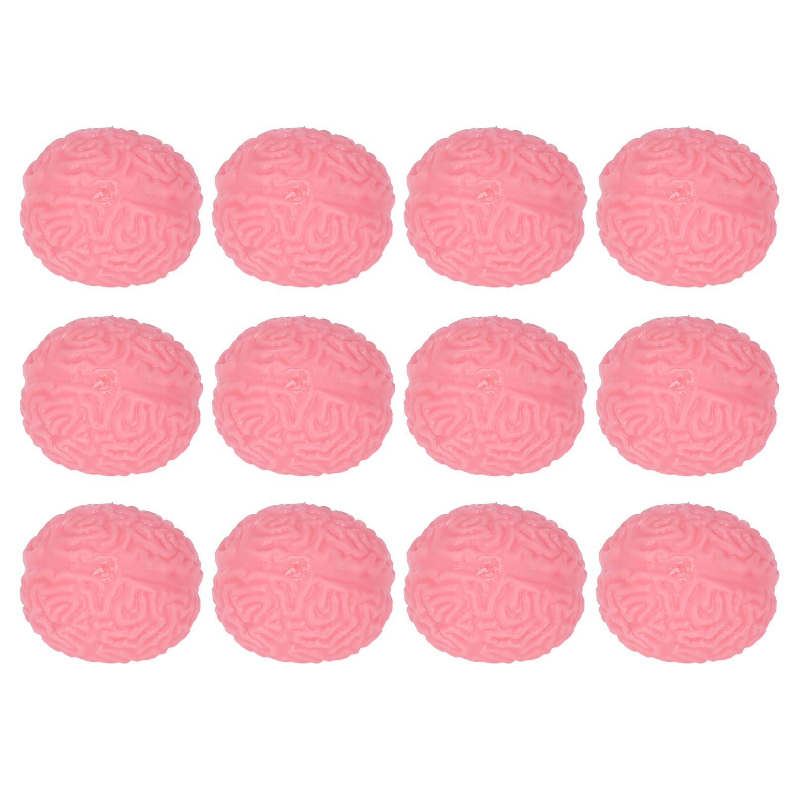 

12pcs Brain Stress Relief Toy Adult Children Funny Sensory Squeeze Ball Birthday Gift for Halloween