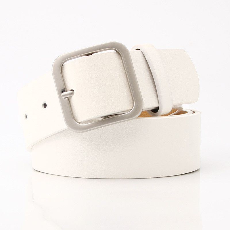 Chic And Versatile Pu Waist Belt For Women And Men Featuring Colorful Buckles For Outfits Trendy
