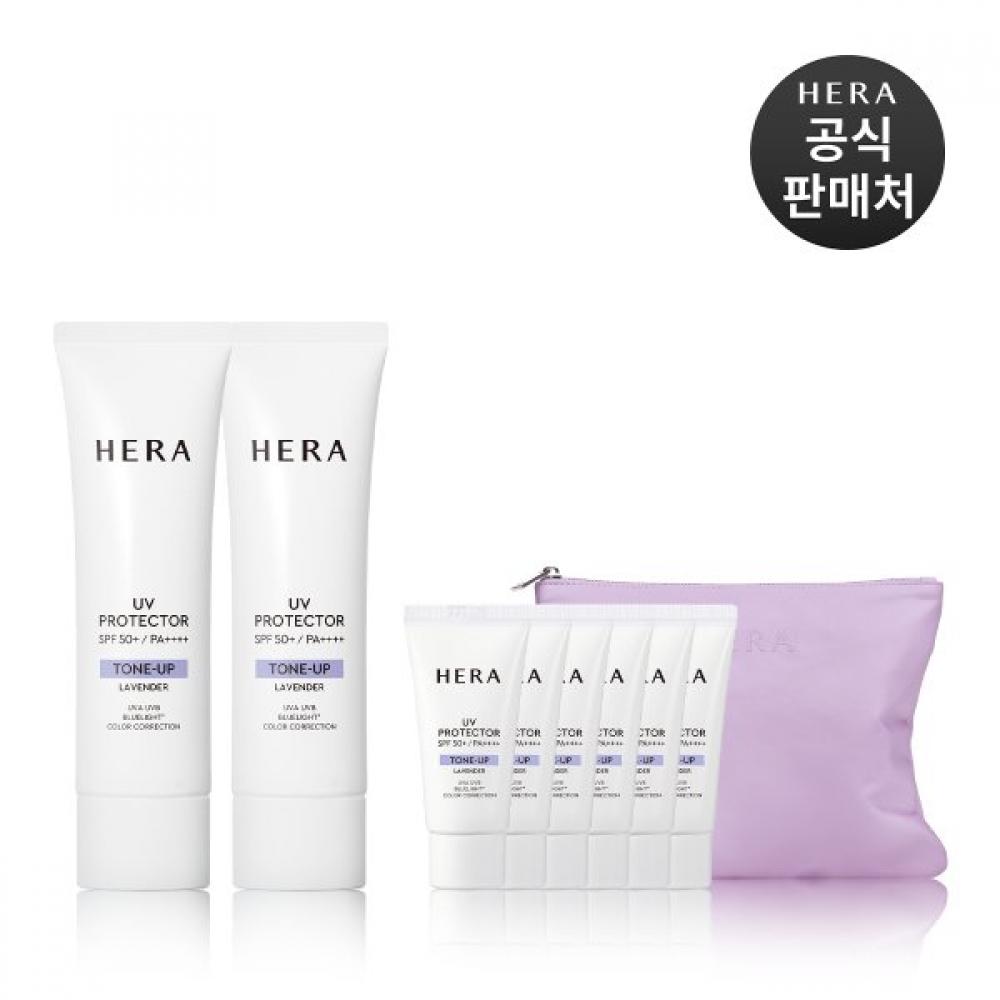 Hera Uv Protector Tone Up Lavender Duo Single option