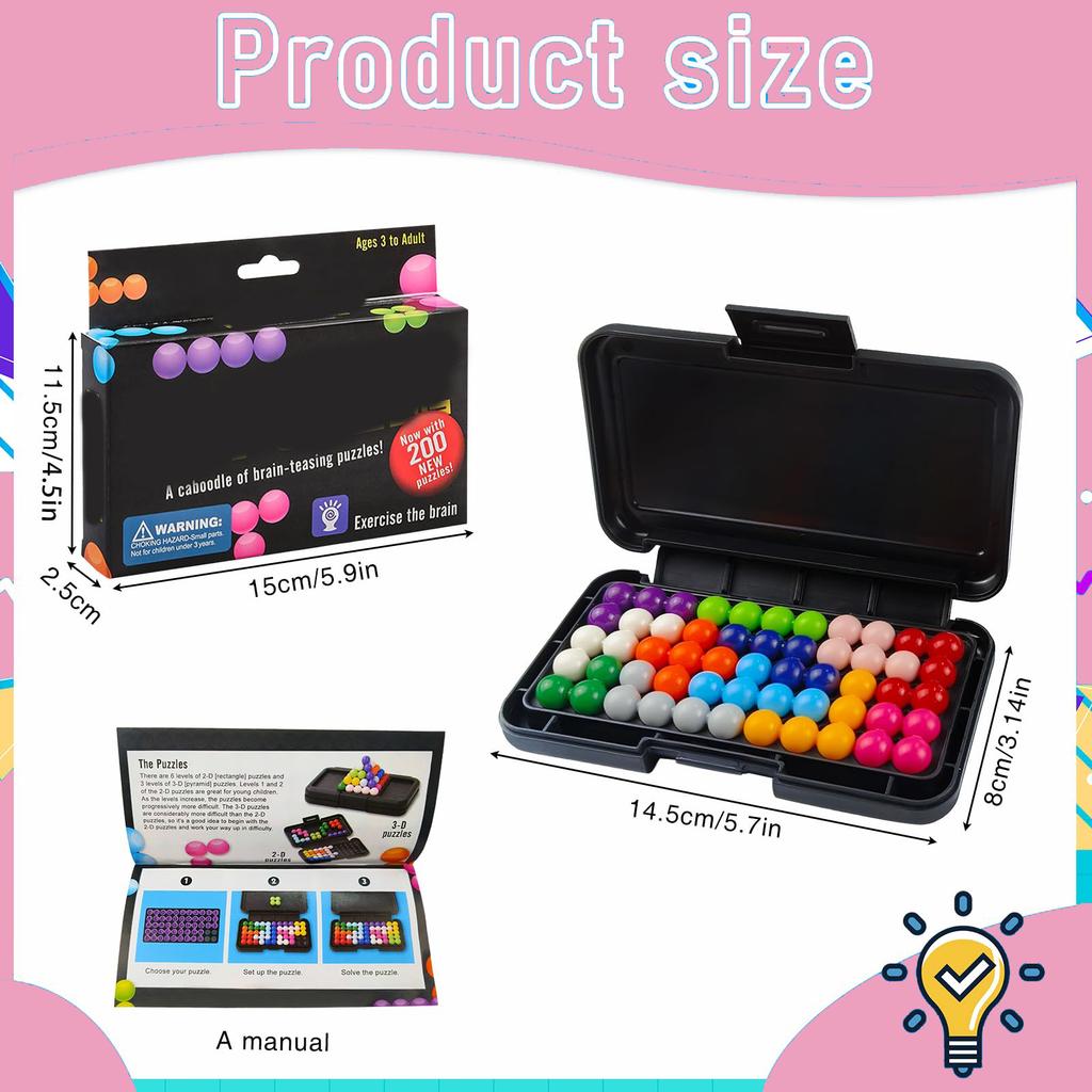 Puzzle Games, Intelligent Game IQ, Children's Puzzle Games, There Are 200 Kinds Of Challenges, Suitable For 8-year-old Children And Adults 3D Games.