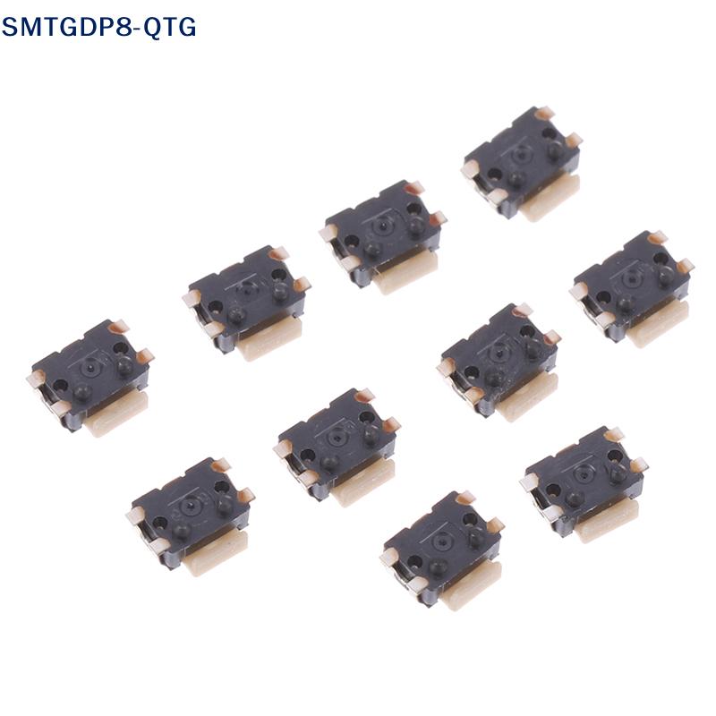 Hot! 10Pcs KMS221GPLFS Flat Head Small Tortoise Touch Side Button Switch Patch 4 Feet Mobile Phone Camera Touch Button