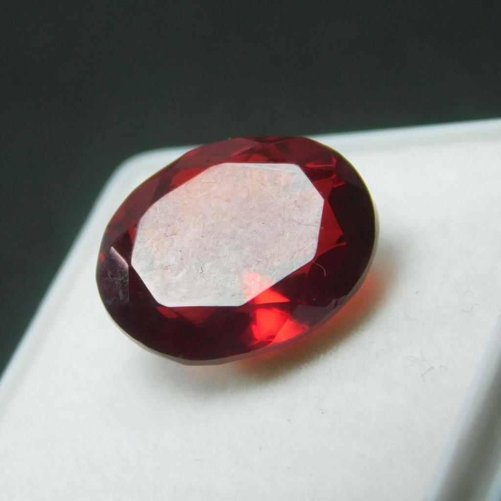 Natural Red Ruby Loose Gemstone 7.23 Ct Burma Pigeon Oval Cut for Jewelry Making and Gem Collections