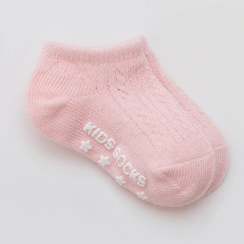 Summer Baby Cotton Thin Mesh Socks Comfy Breathable Kids Boys Girls Non-slip Floor Socks