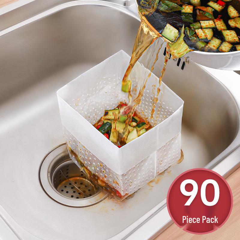 Disposable Self-Standing Kitchen Sink Drain Bag Filter for Food Waste