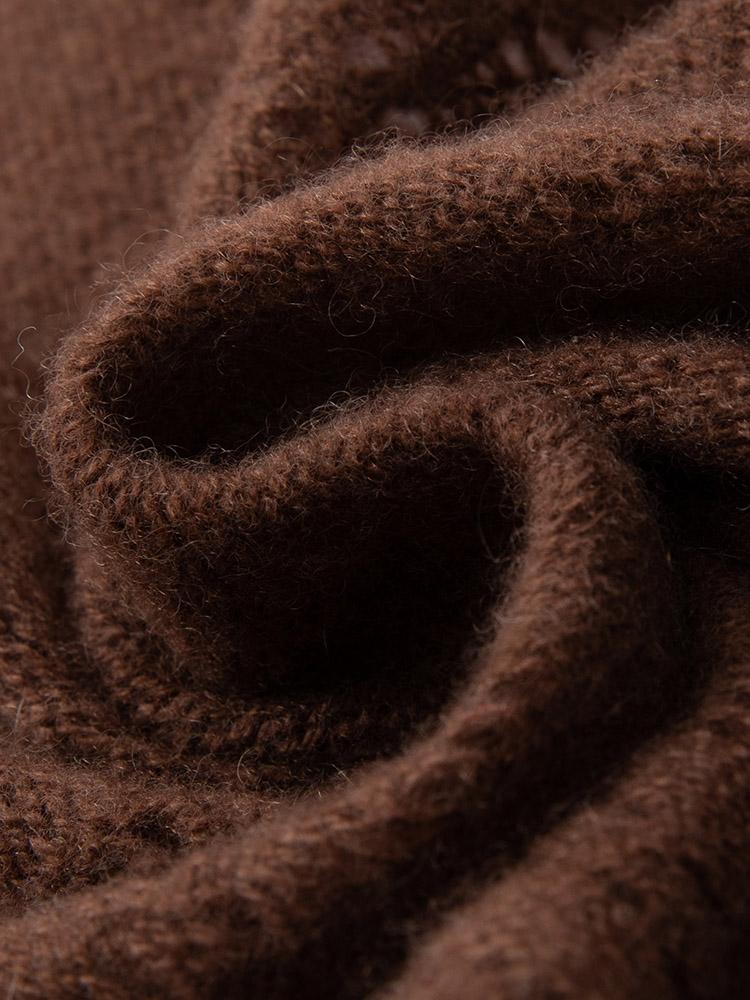 Openwork Large Triangle Shawl Scarf 100% Cashmere Women Knitted Acc Hollow Out Wrap Casual Soft Warm Cashmere Wraps Cappa Cozy