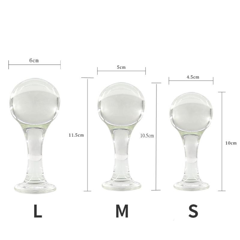 3 Size Crystal Glass Ball Bead Decoration