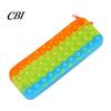 Decompression Pencil Case Pop Case, Large Capacity Silicone Storage Bag, with Relief Bubble Toy Stationery for Kids School Office Stress