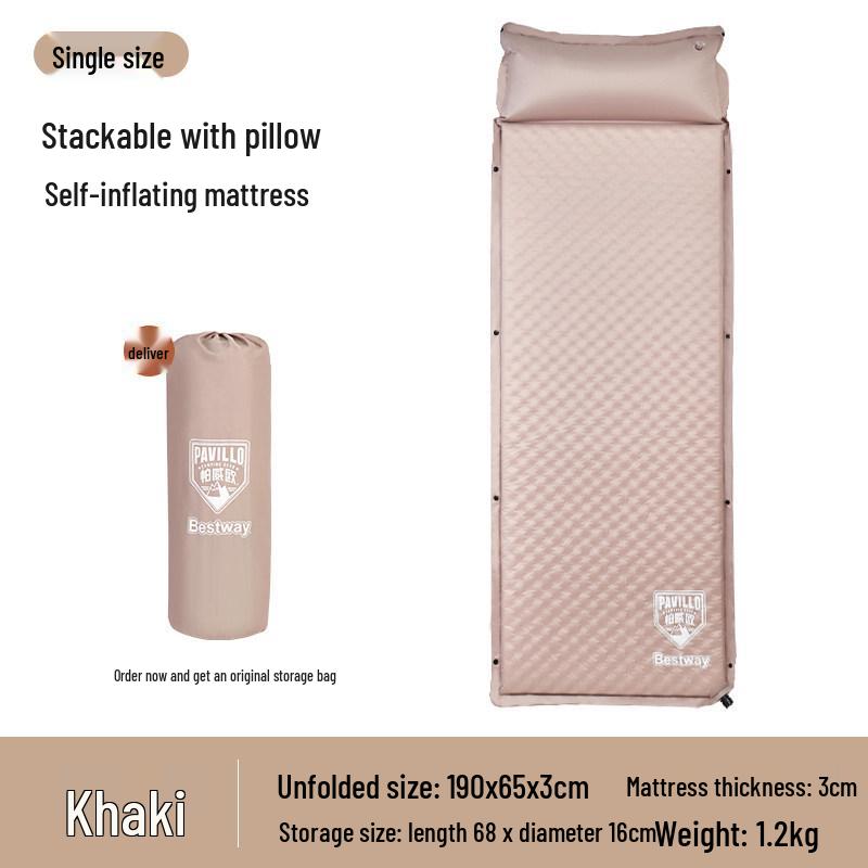 Bestway Double Automatic Inflatable Sleeping Pad for Camping & Home No Specification