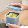 Storage Holder Multi-use Double Layer Kitchen Drainage Design Food Holder