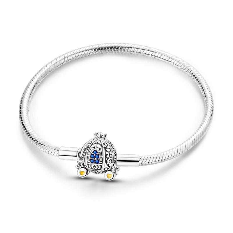 Original Heart Shell Butterfly Footprint Armband 925 Sterling Silver Fit Brand Me Charm Pärlor Mode Dam Armband Smycken