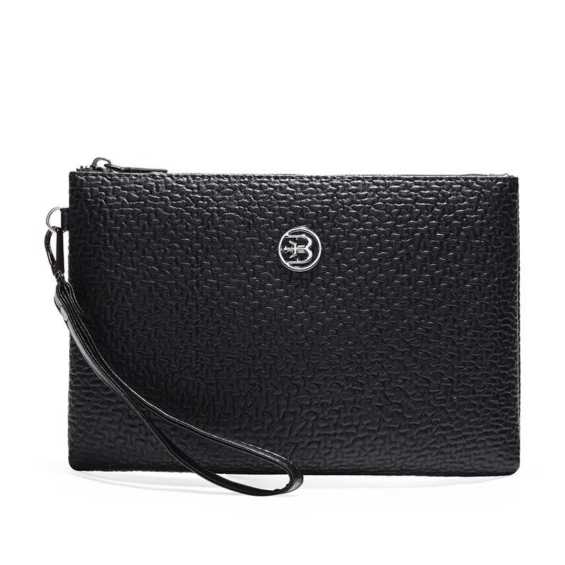 Wallet New Soft Leather Handbag Soft Surface Embossed Men's Clutch Bag Fashion Trend Clutch Bag