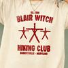 Blair Witch Wanderclub T-Shirt, Retro Horrorfilm T-Shirt, Vintage Grusel Grafik T-Shirt, Gruselige Wald Ästhetik Shirt, Halloween Unisex T-Shirt
