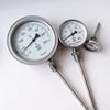 Haichen Bottom Connection Type Stainless Steel Bimetal Dial Probe Thermometer with Thermowell