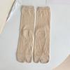 2Pairs Lolita JK Two Toed Cotton Socks Anti Slip Short Tube Socks Toe Separator Socks  School