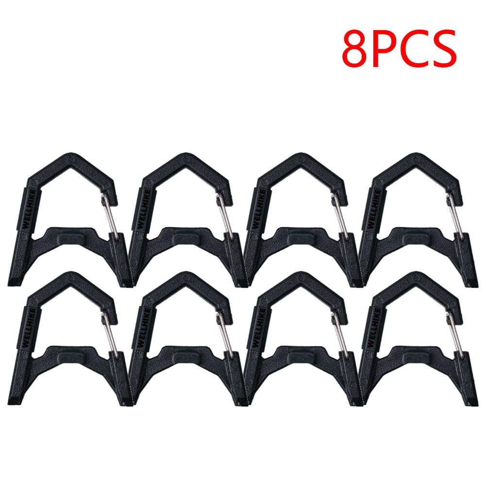 3-10PCS Camping Light Hook Camping Lantern Hanging Buckle GZ Lantern Spring Buckle for Outdoor Camping Fishing