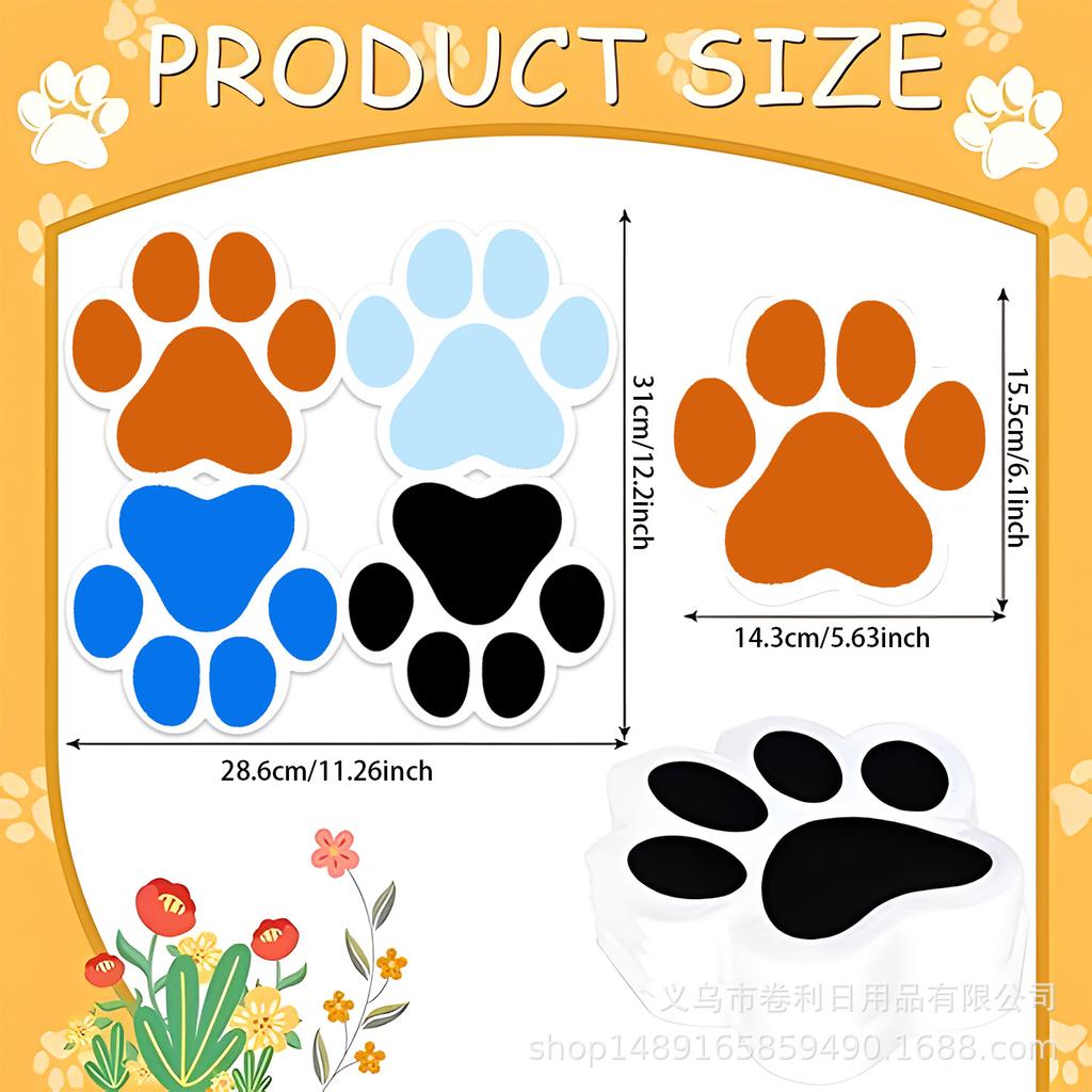 Roll Shaped Dog Claw Party Supplies Birthday Decoration Tissue Dog Claw Arrangement Props Tissue Shaped Dog Claw