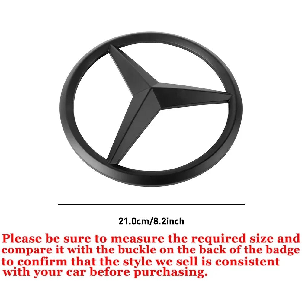 

Car Sticker Benz Hot 2026 For Benz Car Accessories Front Hood Grille Emblem Cover Auto Decoration Sticker for Mercedes Benz W204 1pcs