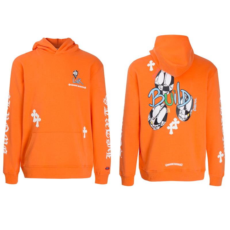 New Chrome Hearts Sanskrit Cross Cropped Hoodie