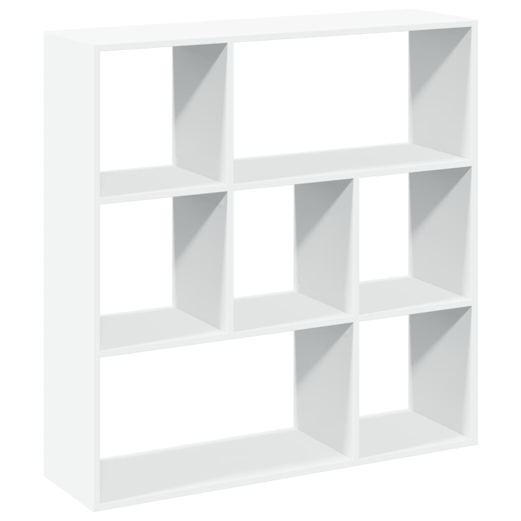 Room Divider Bookshelf White 102 x 29 x 103.5 cm Engineered Wood