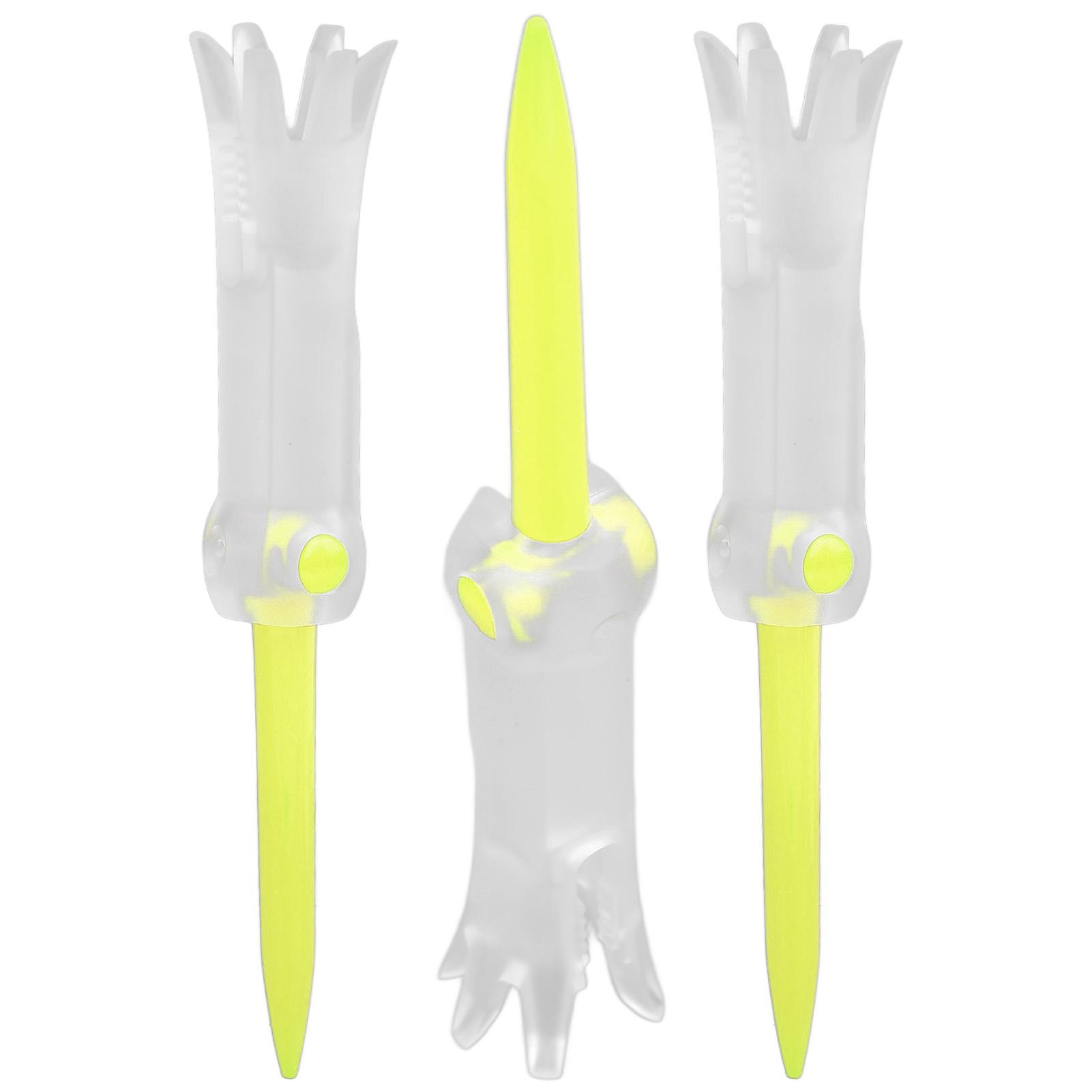 

Foldable Training Golf Tee Anti Flying Rotatable Practice Accessories Ball Studs for Golf жёлтый