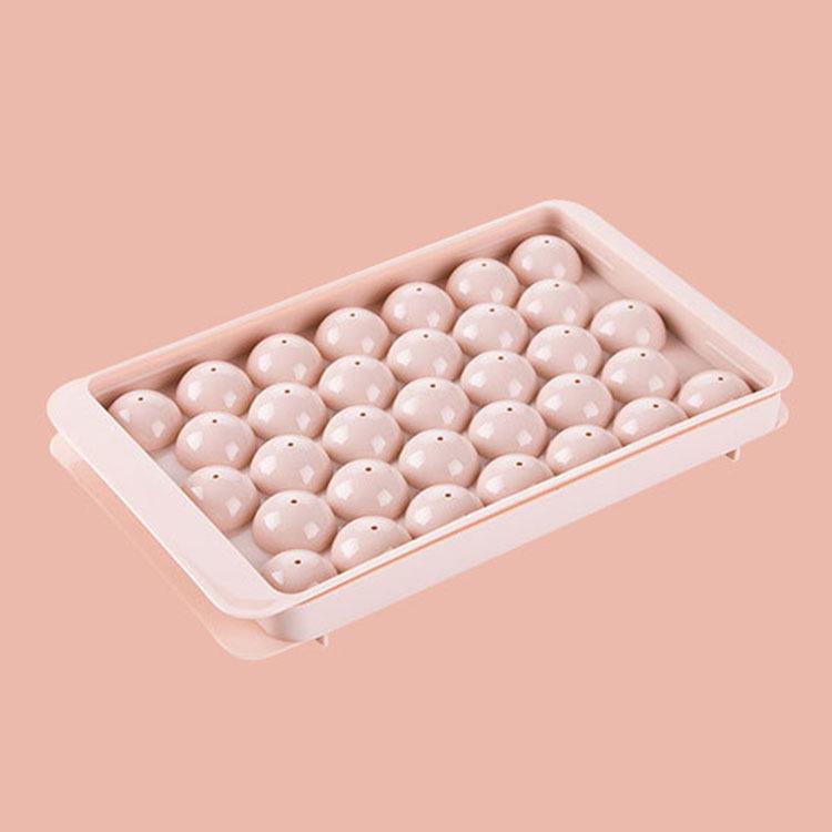 Round Ball Ice Grid 33 Grid Plastic Ice Cube Mould Refrigerator Ice Hockey Mould Ice Box Round Ice Mould Ice Box