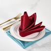 1Pc Polyester Napkin Cloth Table Dinner Plates Linen Handkerchief Towel For Hotel Wedding Party Events DIY Decoration