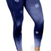 Anti-deformace Dámské Kalhoty Vše se hodí Polyester Vysoký Pas Pružné Dámské Dlouhé Kalhoty na Každý Den
