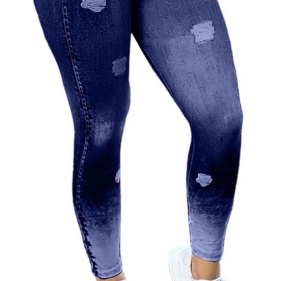 Anti-deformace Dámské Kalhoty Vše se hodí Polyester Vysoký Pas Pružné Dámské Dlouhé Kalhoty na Každý Den