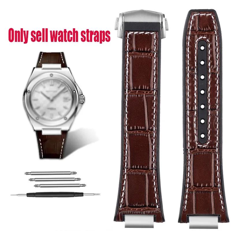 

Bracelet for IWC Engineer IWC328901 IWC328902 series modified men s leather silicone bottom watch strap wristband Accessories 25.14mm