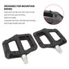 2pcs Bike Pedals Professional Mountain Road Bicycle Pedals Non Slip Nylon Bearing Bike Platform Pedals