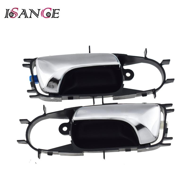 1/2/4 Pcs Chrome Black Interior Door Handle For Dawoo Nubira Chevrolet Optra Excel Lacetti Buick Excelle Front Rear Left Right