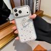 Custodia Lucida Glitter Stella Strass Guscio per iPhone 17 Air 16 15 14 13 12 11 Pro Max 14 Plus Cover Morbida Antiurto