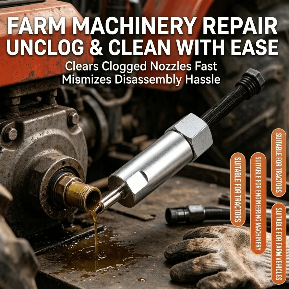 6mm Nozzle Pipe Butter Unclogging Tool Oil Passage Unclogging Tool Machinery Maintenance