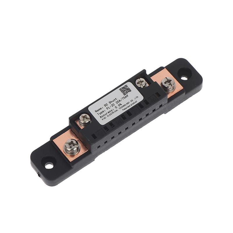 Hot Sale FL-2C Shunt 10A 15A 20A 30A 40A 50A 75A 100A 75mV DC High Accuracy With Base Ammeter Current Shunt Resistor