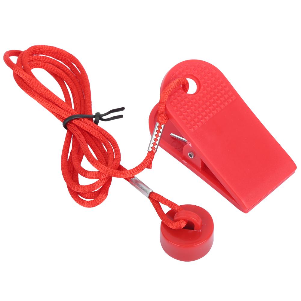 2 Stück Laufband Sicherheitsschalter Verriegelung Magnet Schlüssel Universelles Zubehör Runder Magnet Gehäuse