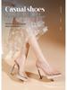 Atemberaubende wasserdichte Plateau-High-Heel-Slipper - Damen 2026 Frühling/Sommer Open-Toe Stiletto Elegante Absätze