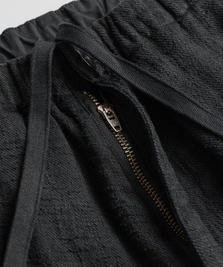 Bihebieo Dyed Slub R/C Field Pants Anthracite