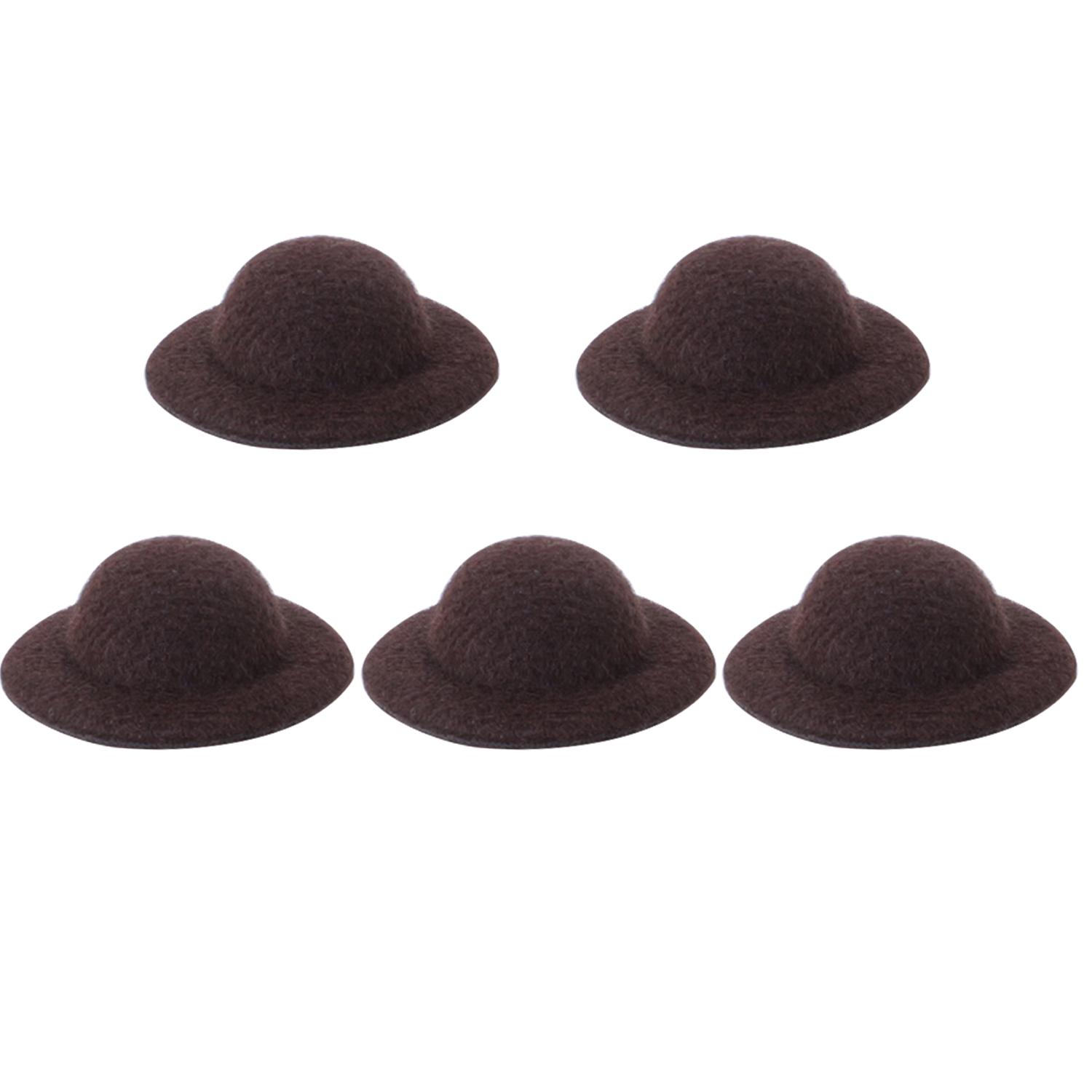 5/10Pcs Doll House Hat Dollhouse Miniature Hat Mini Dolls Hat Dolls House Accessories Doll House Mini Hat