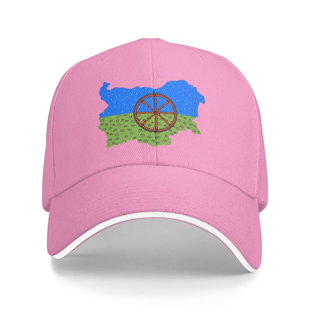 Unisex Baseball Hats Rom Gypsy Romani Flag Outdoor Streetwear Summer Sports Baseball Caps Hip Hop Cap Casquette Hats