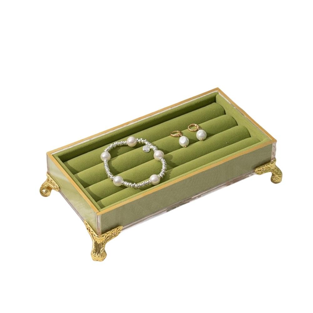 Vintage Jewelry Display Stand Velvet Jewelry Holder Box Jewelry Organizer  Jewelry Storage
