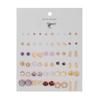 30-Pair Non-Repeating Korean & Western Style High-Quality Earrings Set for Women