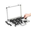 Bian Stone Heated Massage Set: 20-Piece Hot Stone Kit for Beauty Spa and Steaming Therapy